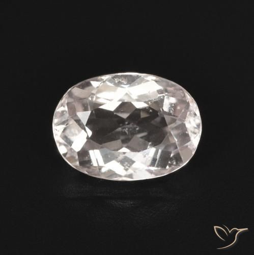 1.23ct Natural Luz rosa Morganita, oval, VS