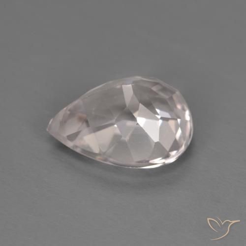 Morganita Luz rosa Natural 1.24ct, Formato de pêra, VVS