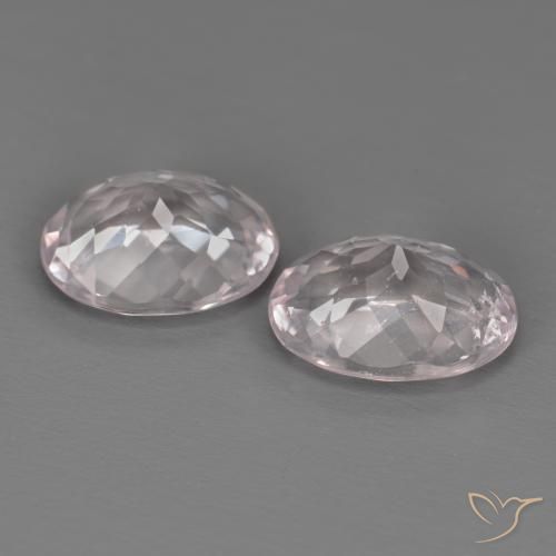 Pedras preciosas de Morganita Luz rosa natural de 3.28 ct, oval, VS