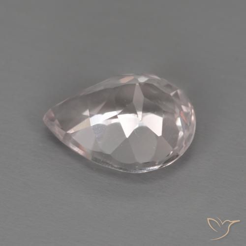 Morganita Luz rosa Natural 1.50ct, Formato de pêra, VVS-VS