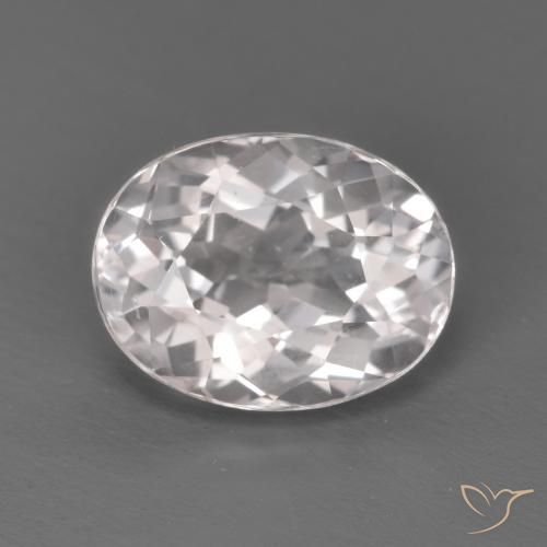 1.54ct Natural Luz rosa Morganita, oval, VVS