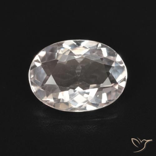 1.27ct Natural Luz rosa Morganita, oval, VVS