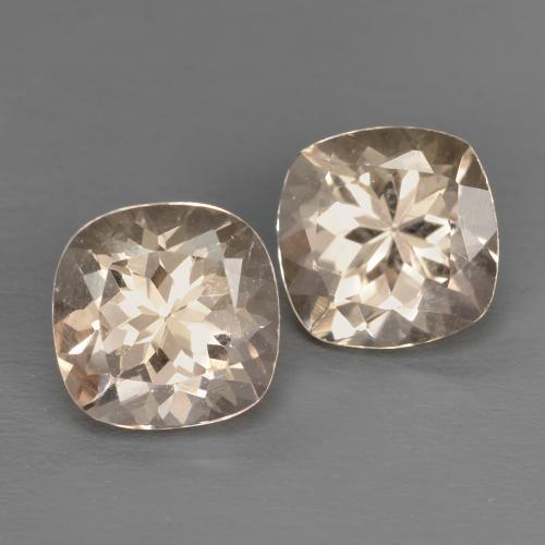 Pedras preciosas de Morganita rosa médio natural de 1.93 ct, Almofada cortada, VVS-VS