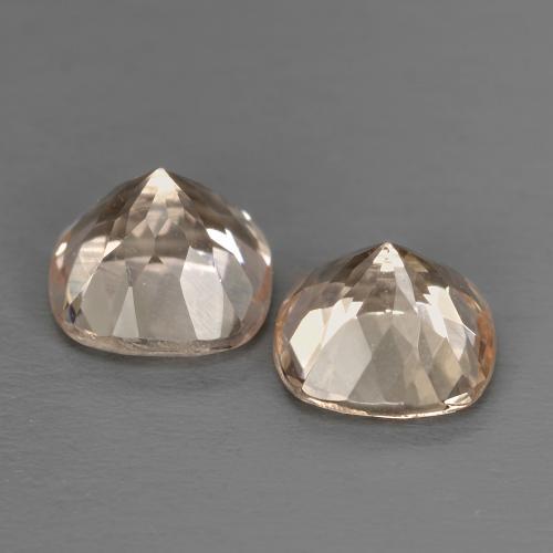 Pedras preciosas de Morganita rosa médio natural de 1.93 ct, Almofada cortada, VVS-VS