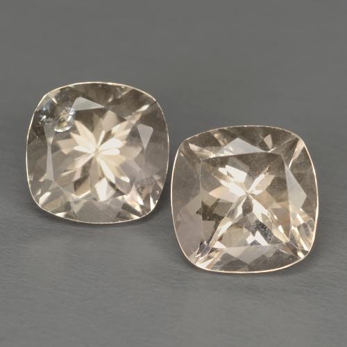 Pedras preciosas de Morganita rosa médio natural de 1.87 ct, Almofada cortada, VS