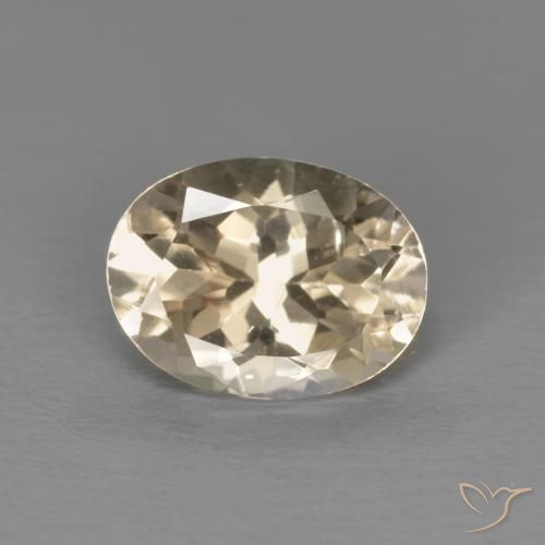 1.09ct Natural Dourado claro Morganita, oval, VVS-VS