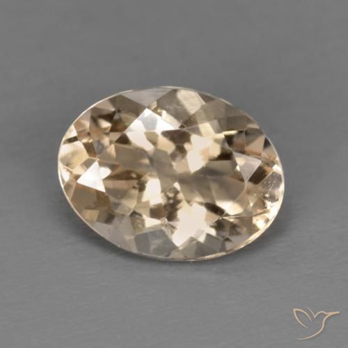 1.02ct Natural Dourado claro Morganita, oval, VVS-VS