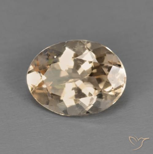 Morganita Dourado claro Natural 1.02ct, oval, VVS-VS