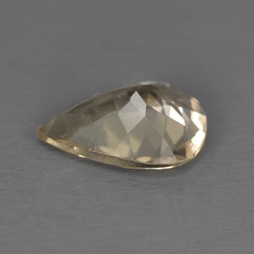 Morganita dourado natural 0,86ct, formato de pêra, VS