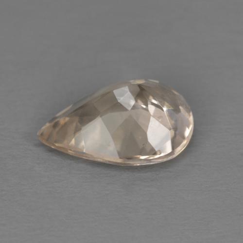 Morganita rosa natural 0,85ct, formato de pêra, VS