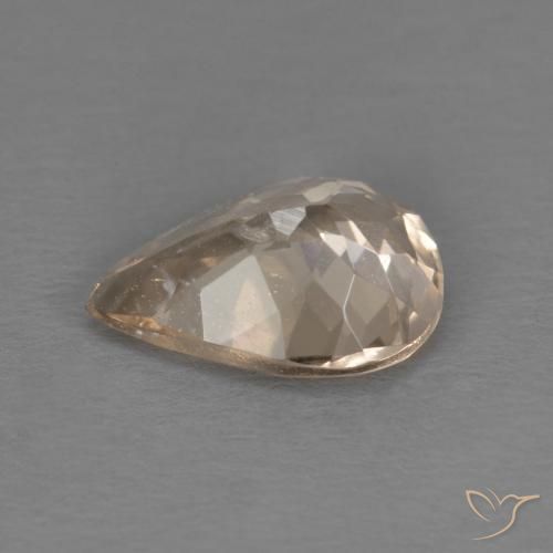 Morganita rosa médio Natural 0.89ct, Formato de pêra, VS