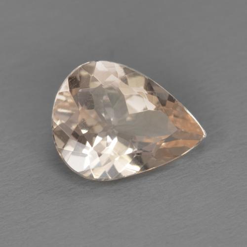 Morganita rosa natural 0,84ct, formato de pêra, VS