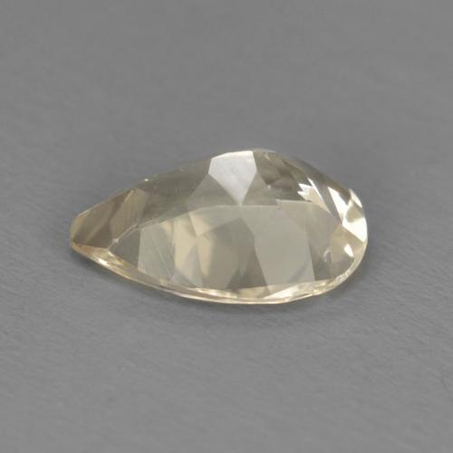 Morganita dourado natural 0,88ct, formato de pêra, VS
