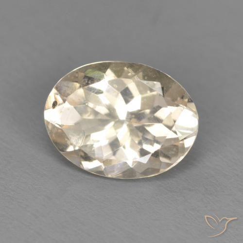 Morganita Dourado claro Natural 0.99ct, oval, VS