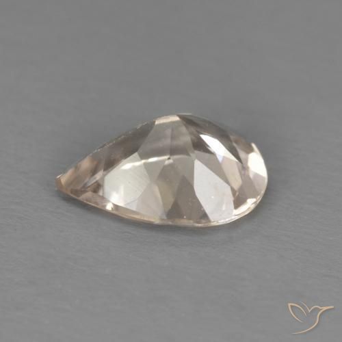 Morganita Rosa salmão Natural 0.76ct, Formato de pêra, VS
