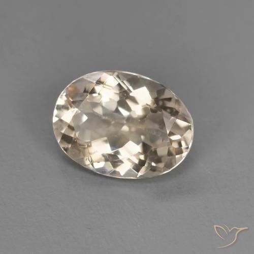 Morganita Dourado claro Natural 1.05ct, oval, VS