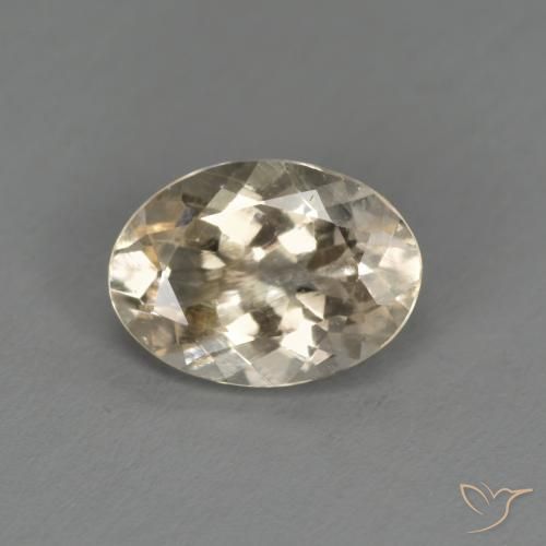 1.04ct Natural Dourado claro Morganita, oval, VS