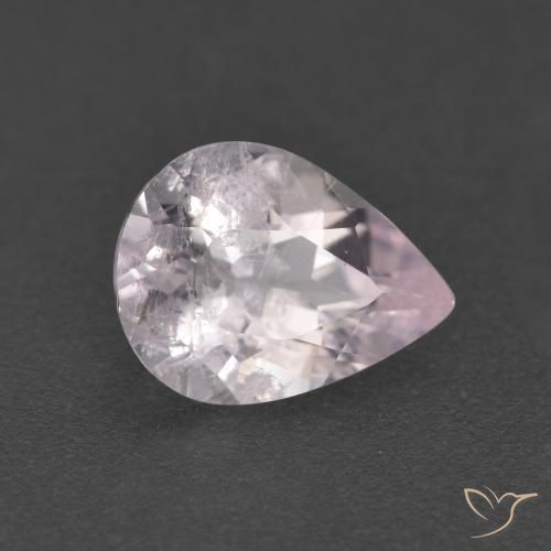 Morganita Luz rosa Natural 1.19ct, Formato de pêra, VS-SI