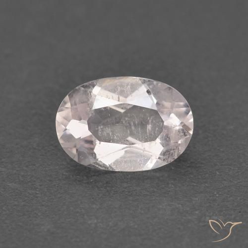 0.57ct Natural Luz rosa Morganita, oval, VS-SI