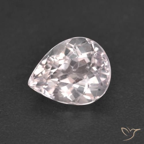 Morganita Luz rosa Natural 1.34ct, Formato de pêra, VVS