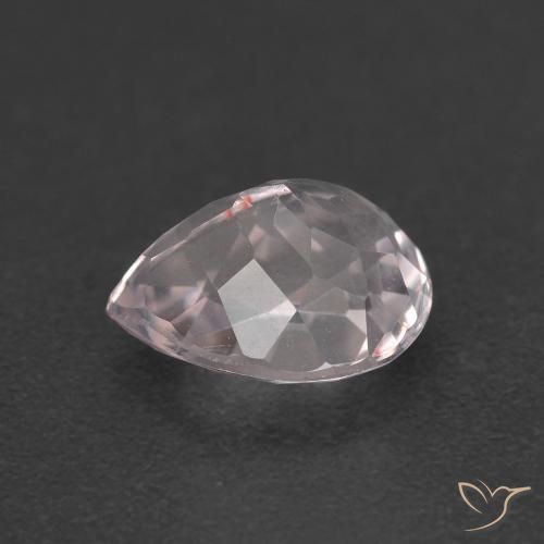 Morganita Luz rosa Natural 1.34ct, Formato de pêra, VVS