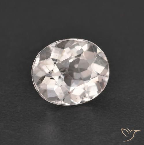 Morganita Rosa bem claro Natural 0.99ct, oval, VS