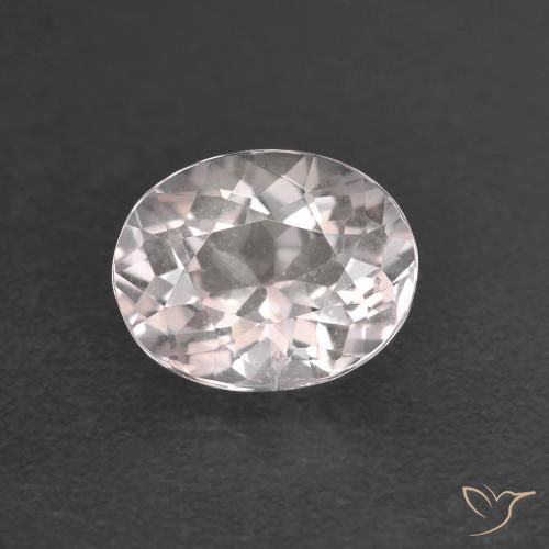 1.00ct Natural Rosa bem claro Morganita, oval, VS