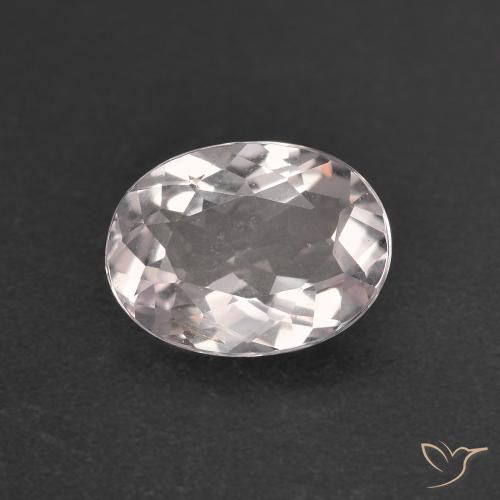 1.22ct Natural Rosa bem claro Morganita, oval, VVS-VS