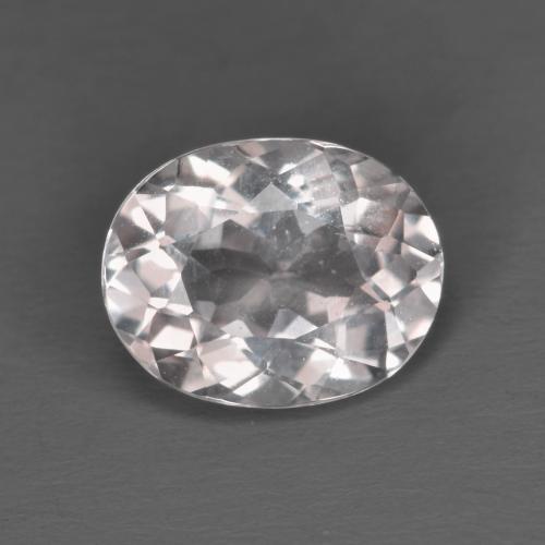 Morganita rosa natural 1,74ct, corte oval, VVS-VS