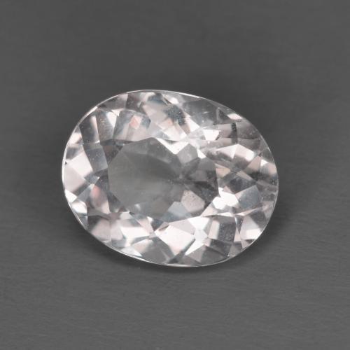 Morganita rosa natural 1,74ct, corte oval, VVS-VS