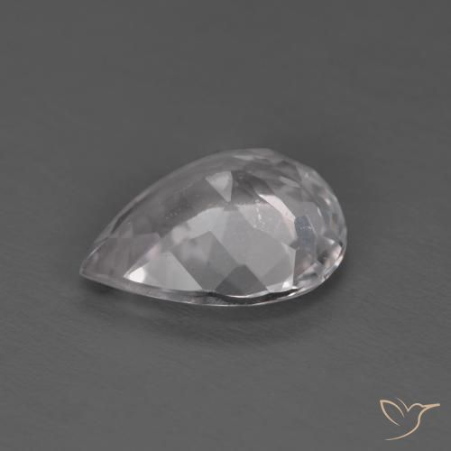 Morganita Luz rosa Natural 1.46ct, Formato de pêra, VVS-VS