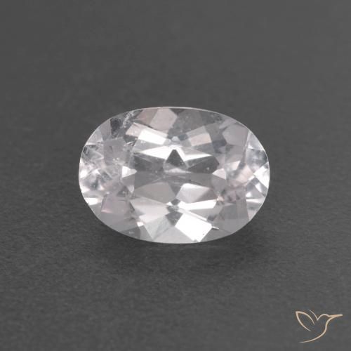 0.63ct Natural Rosa bem claro Morganita, oval, VS