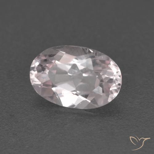 0.79ct Natural Luz rosa Morganita, oval, VS