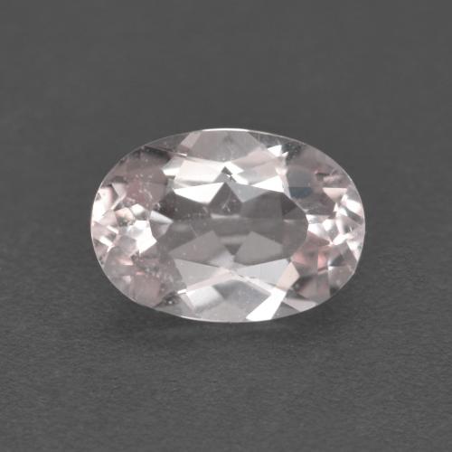 Morganita rosa natural 0,81ct, corte oval, VS
