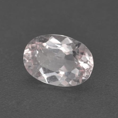 Morganita rosa natural 0,81ct, corte oval, VS