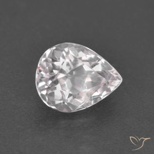Morganita Luz rosa Natural 1.11ct, Formato de pêra, VS