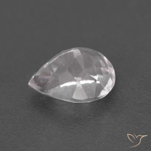Morganita Luz rosa Natural 1.11ct, Formato de pêra, VS