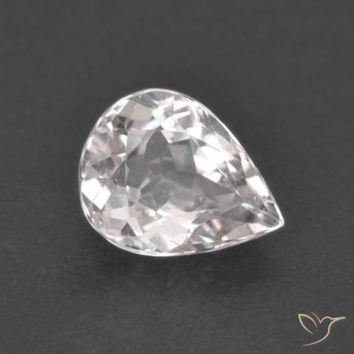 Morganita Luz rosa Natural 1.18ct, Formato de pêra, VS