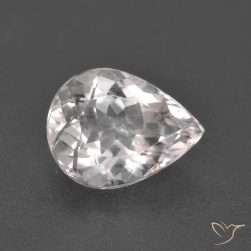 Morganita Luz rosa Natural 1.88ct, Formato de pêra, VS