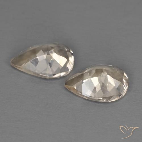 Pedras preciosas de Morganita Dourado bem claro natural de 1.74 ct, Formato de pêra, VS