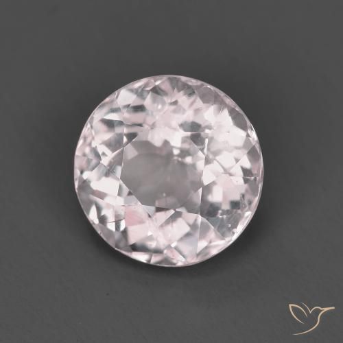 Morganita Luz rosa Natural 1.52ct, Redondo, VS