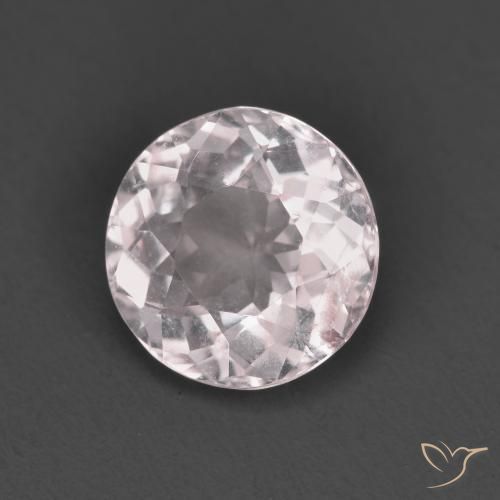 Morganita Luz rosa Natural 1.32ct, Redondo, VS