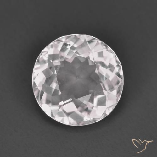 1.61ct Natural Luz rosa Morganita, Redondo, VS