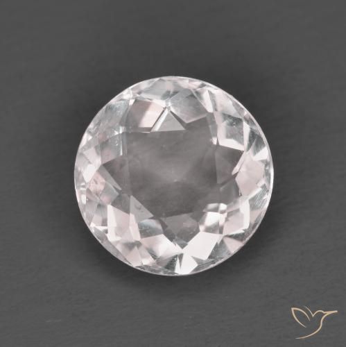 1.49ct Natural Luz rosa Morganita, Redondo, VS