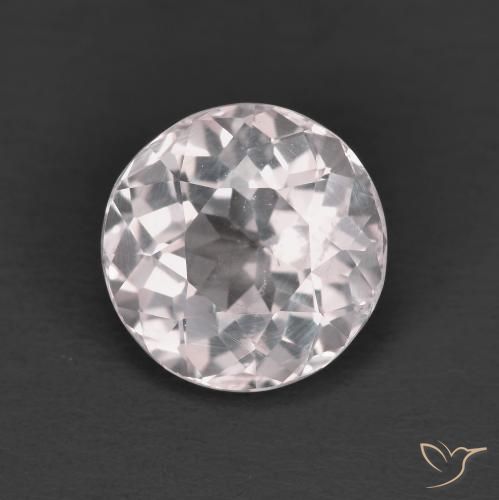 1.65ct Natural Luz rosa Morganita, Redondo, VS