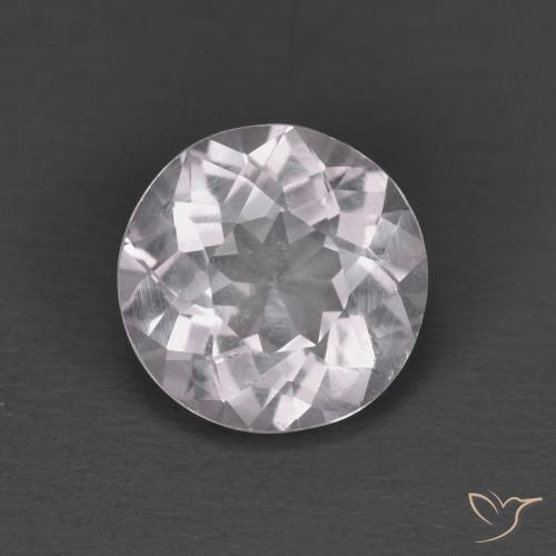 1.24ct Natural Luz rosa Morganita, Redondo, VS