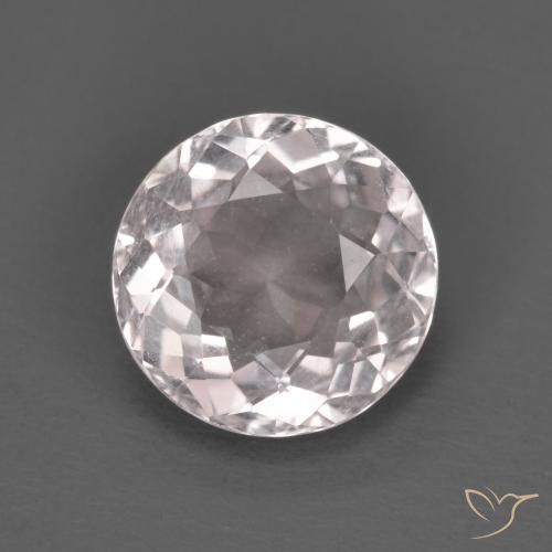 1.52ct Natural Luz rosa Morganita, Redondo, VVS-VS