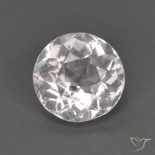 1.54ct Natural Luz rosa Morganita, Redondo, VVS-VS