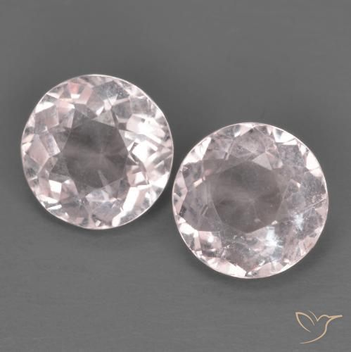 Pedras preciosas de Morganita Luz rosa natural de 1.99 ct, Corte Redondo, VS