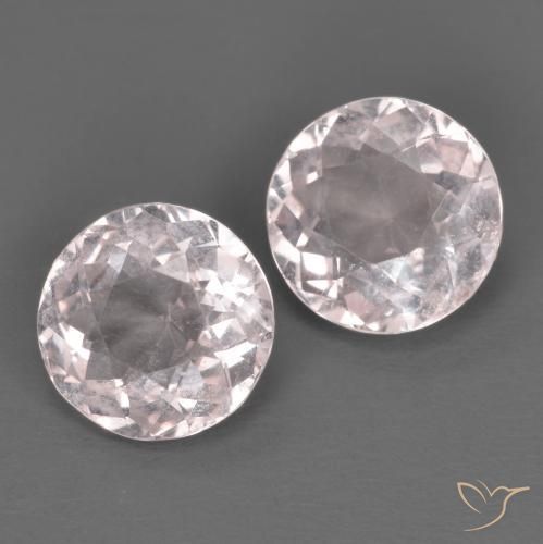 Pedras preciosas de Morganita Luz rosa natural de 1.99 ct, Corte Redondo, VS